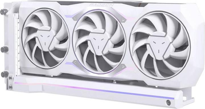 Actual product image Phanteks Premium Vertical GPU Bracket + PCIe 4.0 x 16 Riser Cable, DRGB - 220 mm, white