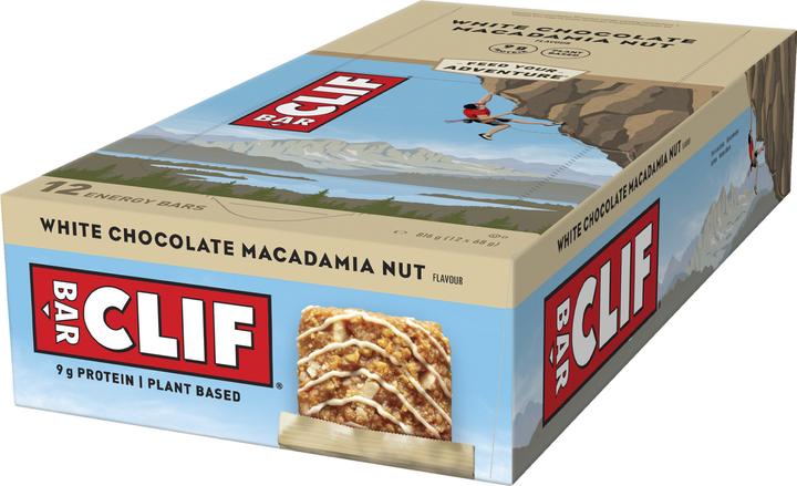 Produktbild Clif Bar Energy Riegel (Macadamianuss, Weisse Schokolade, 12 Stk., 816 g)