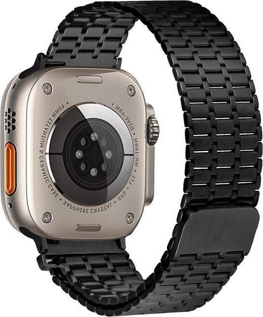 Image du produit MU Classic Stainless Steel Series Bracelet en acier inoxydable (38 mm, 40 mm, 41 mm, Acier inoxydable, Apple Watch Series 3, Apple Watch Series 1, Apple Watch Series 2, Apple Watch Series 5, Apple Watch Series 6, Apple Watch Series 7, Apple Watch Series 8, Apple Watch Series 9, Apple Watch SE, Apple Watch Series 4)