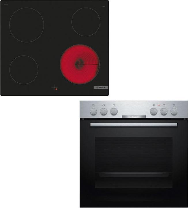 Image du produit Bosch Hausgeräte HEA510BS3 & NKE611GA2E Herdset 230V
