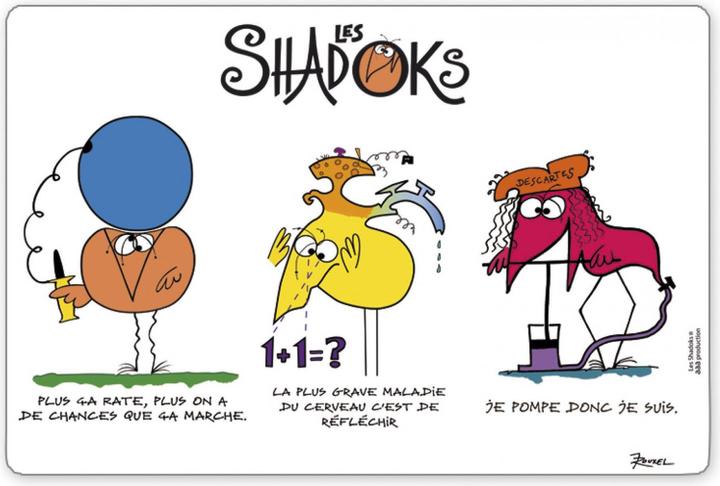 Image du produit Winkler set de table 3 devises shadoks (3 x, 30 x 45 cm)