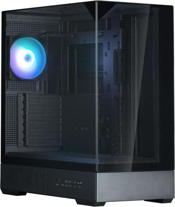 Zalman Boitier Moyen Tour ATX P40 Prism RGB avec panneaux vitrés (Noir) (Mini-ITX, ATX)