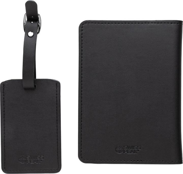 Actual product image Swiss Peak Recycled PU Travel Set (Passport cover)