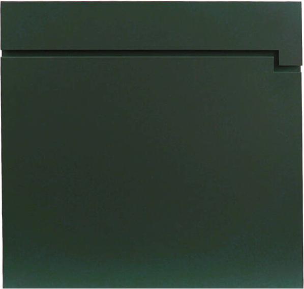 Produktbild SafePost 810 Design-Briefkasten grün RAL6009 matt