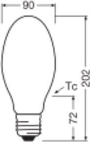 Actual product image Ledvance LED lamp (E40, 38 W, 6000 lm, 6 x, D)