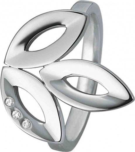 Image du produit Xen Bague fleur avec 3 brillants 0,015 ct. polis (53)