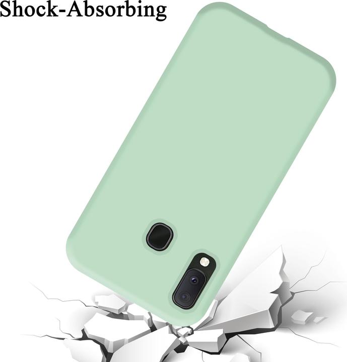 Actual product image Cadorabo TPU Liquid Silicone Case Cover (Samsung Galaxy A20e)