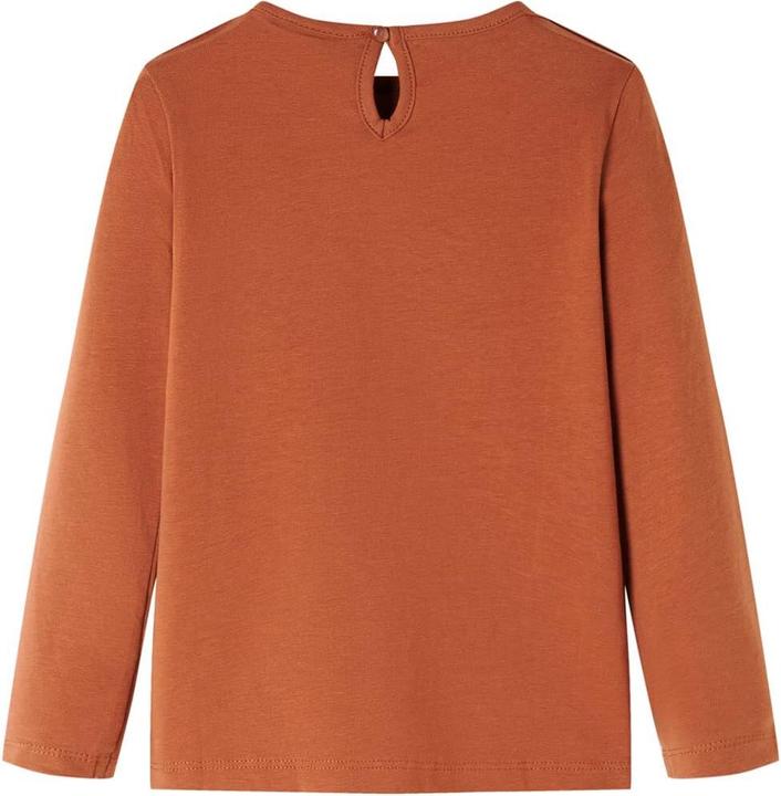 Immagine prodotto VidaXL Camicia da bambino a maniche lunghe Cognac 128,Materiale: 95 % cotone. 5 (128)