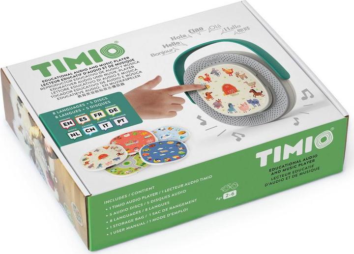 Actual product image Timio Audio Player (Portuguese, Italian, English, German, Multilingual, Chinese)
