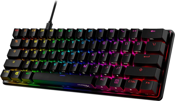 Actual product image HyperX Alloy Origins 60 - Mechanical Gaming Keyboard - HX Red (DE, Cable)