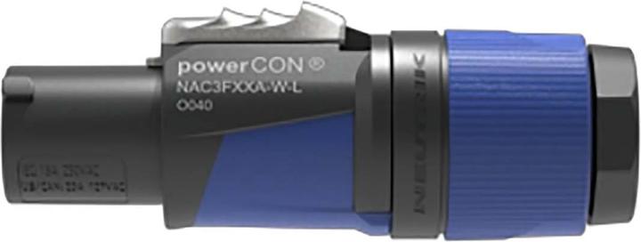 Actual product image Neutrik NAC3FXXA-W-L - PowerCON blue PowerIn, large