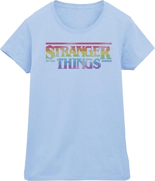 Produktbild Netflix Stranger Things Rainbow Dot Logo TShirt (M)