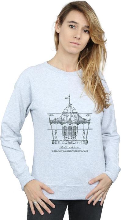 Produktbild Disney Mary Poppins Carousel Sketch Sweatshirt (L)
