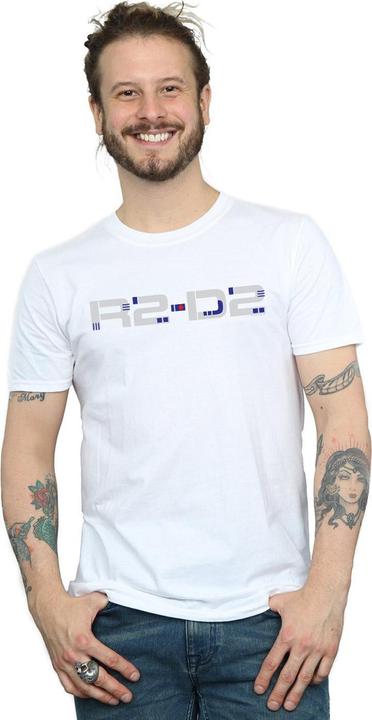 Produktbild Star Wars The Rise Of Skywalker R2D2 Text Logo TShirt (4XL)