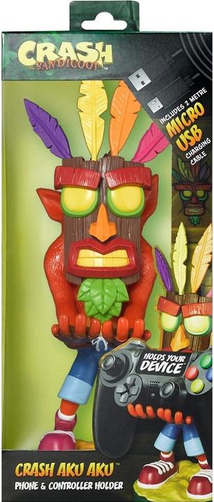 Image du produit Exquisite Gaming Crash Bandicoot: Crash Aku Cable Guy (PC, Mac, Xbox Series X, Xbox One S, Xbox 360, PS4, PS5, Switch)