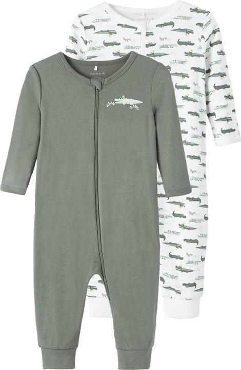 Actual product image Name it Nbmnightsuit 2p Zip Agave Crocodile Noos (74)