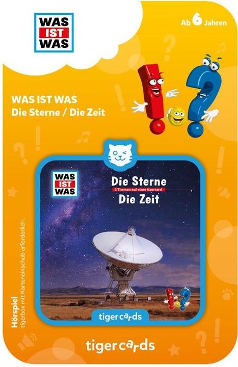 Image du produit Tigermedia Tigercard- Ce qui est quoi : Les étoiles/ Le temps (Allemand)