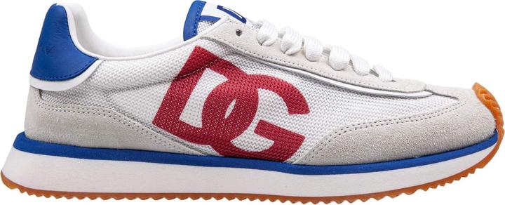 Immagine prodotto Dolce & Gabbana cushion sneakers in mixed materials white and red color (42)