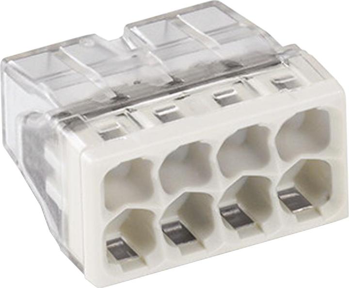 Produktbild Wago COMPACT Steckklemme, 8 x 0.5 - 2.5mm², grau, VPE 50 Stk.