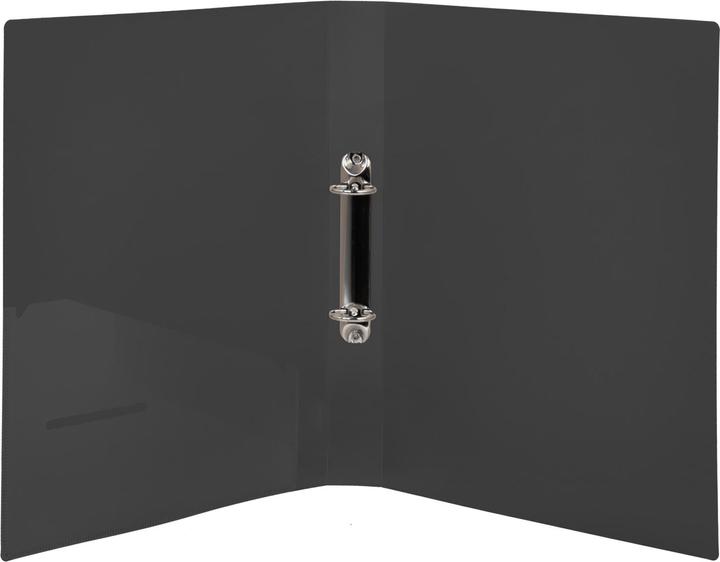 Produktbild Idena Ringbuch A4 PP schwarz 35mm 2 Ringe (A4, 35 mm, 1 Stück)