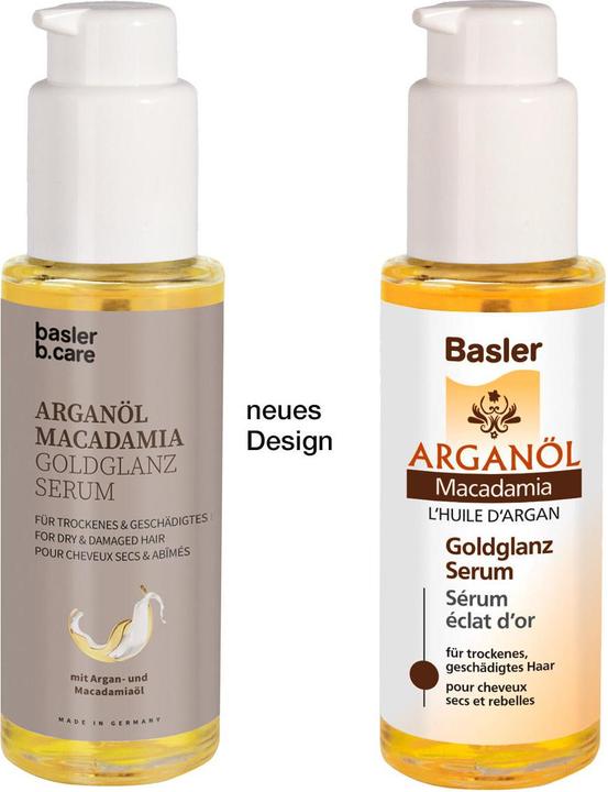 Image du produit Basler Sérum d'huile d'argan et de macadamia Gold Shine (50 ml)