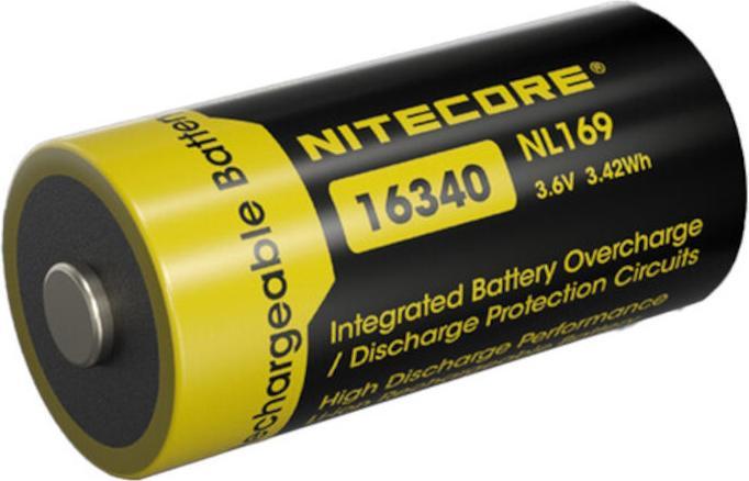 Actual product image Nitecore NL169 (690mAh) 16340 (1 pcs., 16340, 690 mAh)