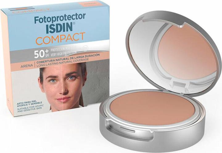 Image du produit Isdin Fotoprotector Compact Oil Frei Sunscreen SPF50+ 10g - Sable (Crème solaire, SPF 50+, 10 ml, 10 g)