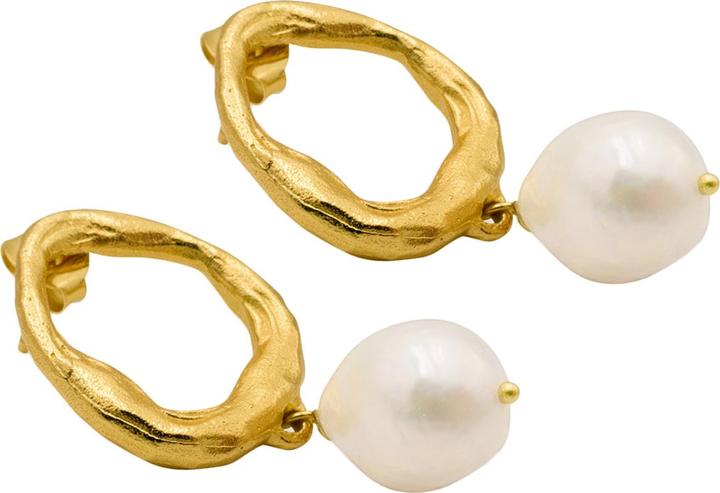 Actual product image Haze & Glory Ohrringe Perlen Ohrstecker - La Pearl 925 Silber (925 sterling silver)