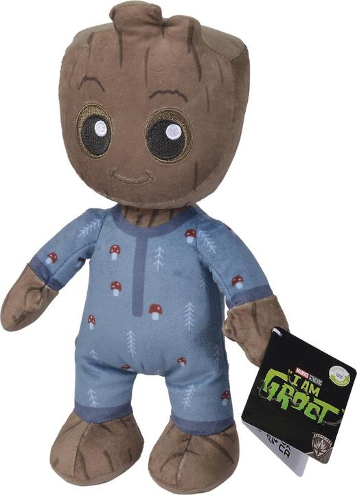 Actual product image Simba Disney Marvel Groot in Pyjamas, 31cm (31 cm)