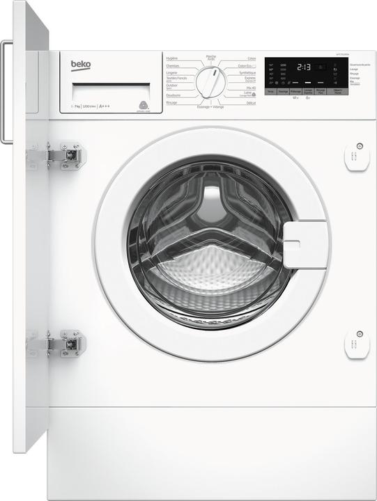 Beko WITC7612B0W Washing machine Built-in Front loader (7 kg, Left)