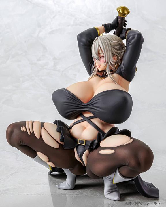 Actual product image Q-Six Original Character statuette 1/5 Harem Quest Me - Noir 20 cm