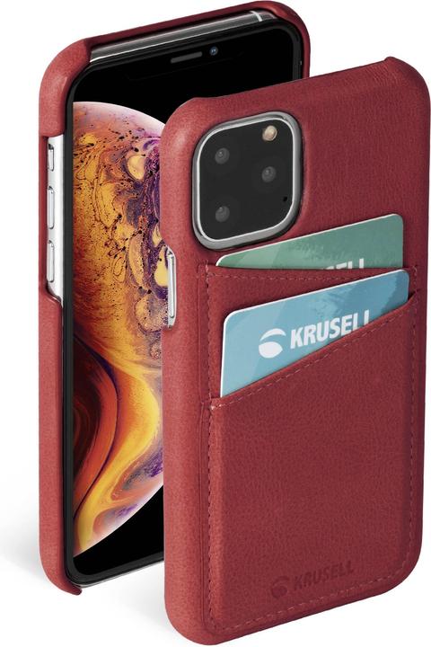 Immagine prodotto Krusell Sunne CardCover Apple iPhone 11 Pro Max rosso vintage (61795) (Apple iPhone 11 Pro Max)