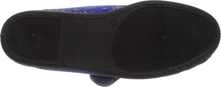 Actual product image Zedzzz Janice slippers with velcro fastening floral pattern (37)