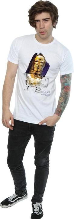 Image du produit Star Wars - T-shirt THE LAST JEDI C-3PO BRUSHED - Homme (XL)