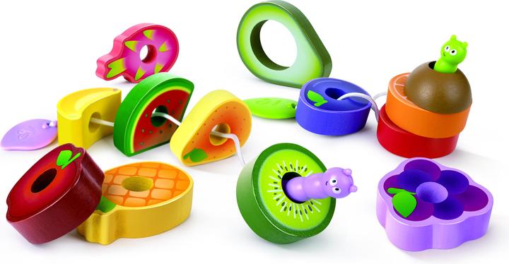 Actual product image Hape Gourmet Caterpillars Fruit Set