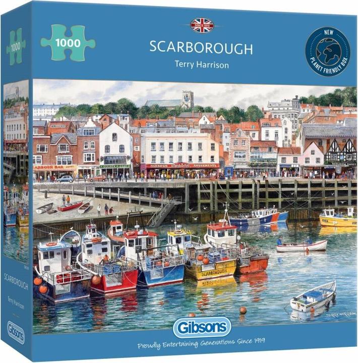 Actual product image Gibsons Jigsaw Puzzle Scarborough, Yorkshire 1000 pieces (1000 pieces)