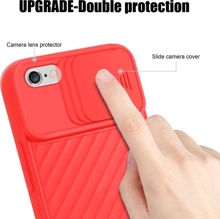 Immagine prodotto Cadorabo Cover in TPU con protezione della fotocamera (Apple iPhone 6)
