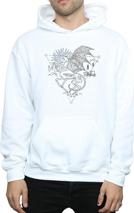 Produktbild Thestral Line Art Kapuzenpullover (S)