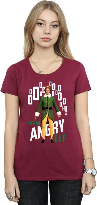 Actual product image Elf Womens/Ladies Angry Cotton T-Shirt (S)