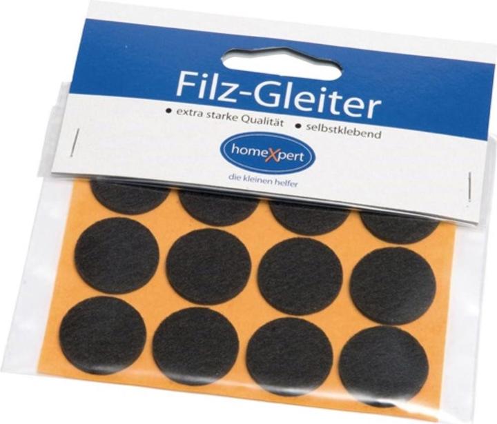 Produktbild Hansi-Siebert Filzgleiter Ø22mm 12er Pack (Filzgleiter, 12 Stück)