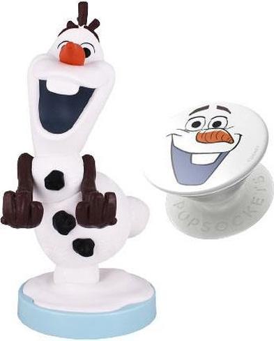 Immagine prodotto Exquisite Gaming FROZEN Olaf + Pop Socket Edizione Limitata - Cable Guy (Xbox 360, Xbox One S, Xbox Series X, PC, Mac, Switch, PS4, PS5)