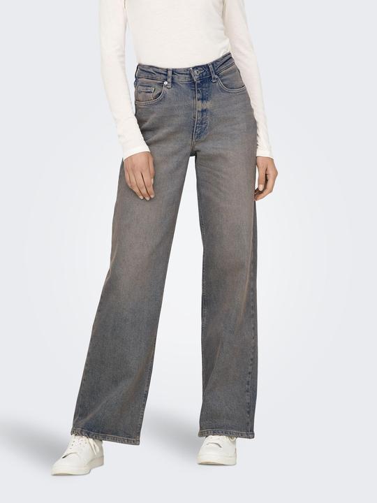Produktbild Only ONLJUICY Hohe Taille Weiter Beinschnitt Jeans Jeans mit weitem Bein (28)