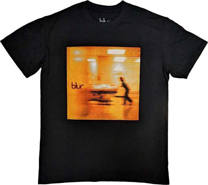 Actual product image Blur Unisex Adult Album Cover T-Shirt (XL)