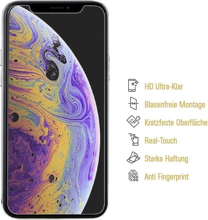 Produktbild Protectorking 3x Panzerfolie Anti-Shock HD Klar (3 Stück, Apple iPhone XR)