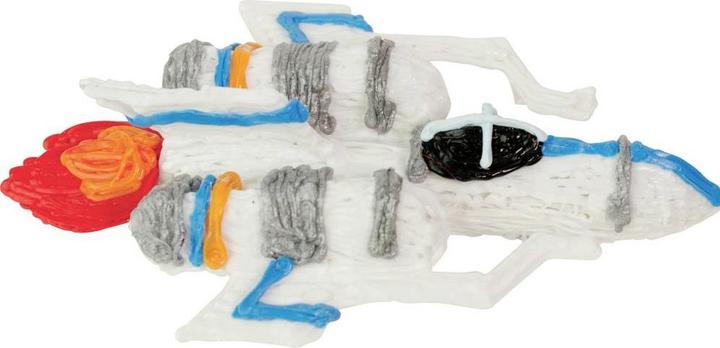 Actual product image 3Doodler Create Filament Pla 3 Colors Pl-Clear-75 (PLA, 3 mm, 2 g, White, Transparent, Blue)