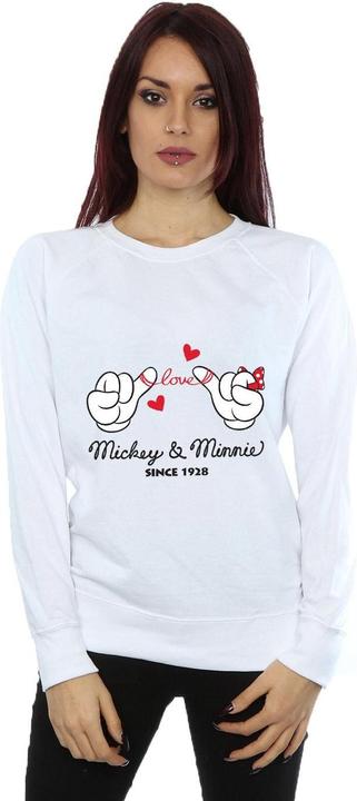 Immagine prodotto Disney Mickey Mouse Love Hands Felpa Donna (L)