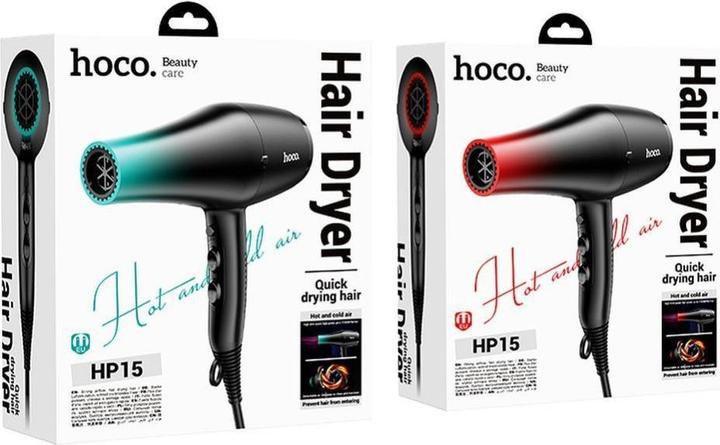Actual product image Hoco Other hair dryer with hot and cold air HP15 gradient red