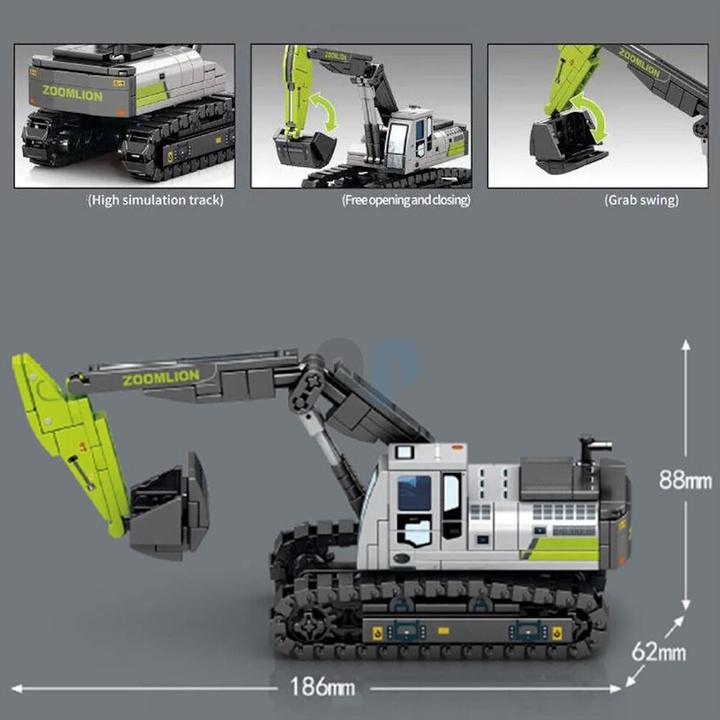 Image du produit Sembo 705103 - Excavateur Rauppen Zoomlion (236 pièces)
