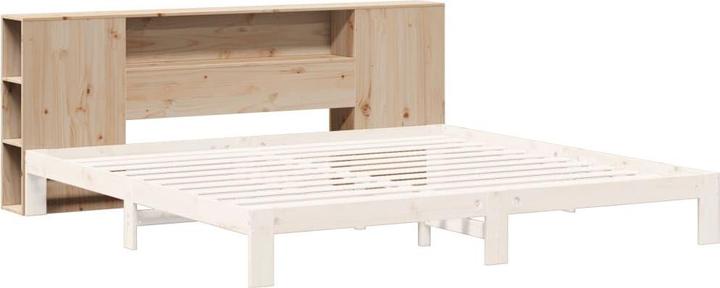 Actual product image VidaXL Headboard Bed headboard with storage space 200cm solid pine wood