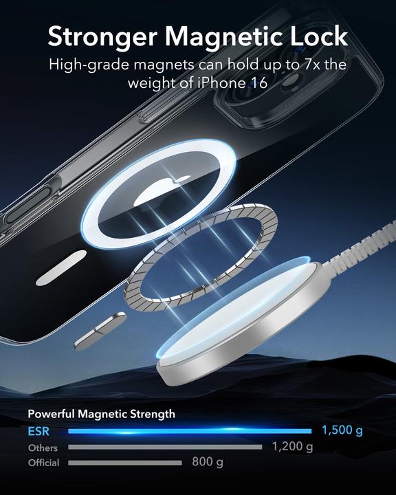 Immagine prodotto ESR Custodia ibrida classica HaloLock (Apple iPhone 16)
